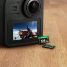 Карта пам'яті microSDXC (UHS-1 U3) A-DATA SPEED PLUS 128Gb Class 10 V30 A2 (R-180Mb/s W160Mb/s) (adapter SD)