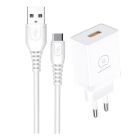 Мережевий зарядний пристрій WUW-T66 Single USB home charger kit
