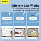 Змінні наконечники для стилуса Baseus Smooth Writing Capacitive Stylus Tips Moon White（2pcs）