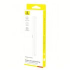 Кейс для зарядки стилуса Baseus Smooth Writing Stylus Wireless Charging Case Moon White (With Simple Charging Cable Type-C 3A 0.3m)