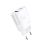 Мережевий зарядний пристрій WUW-C251 25W PD USB-C + USB QC3.0 18W