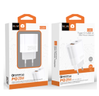 Мережевий зарядний пристрій WUW-C251 25W PD USB-C + USB QC3.0 18W
