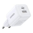 Мережевий зарядний пристрій UGREEN X514 20W 2-Port GaN Fast Charger EU White