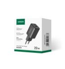 Мережевий зарядний пристрій UGREEN X514 20W 2-Port GaN Fast Charger EU White