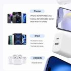 Мережевий зарядний пристрій UGREEN X514 20W 2-Port GaN Fast Charger EU White