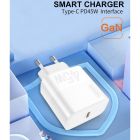 Мережевий зарядний пристрій WUW-C202 PD45W GaN Eu Smart Charger