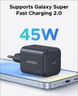 Мережевий зарядний пристрій UGREEN X524 45W USB-C GaN Fast Charger EU white