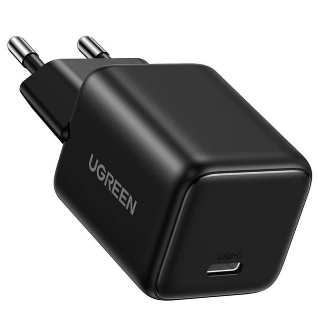 Мережевий зарядний пристрій UGREEN X513 30W USB-C GaN Fast Charger EU Black