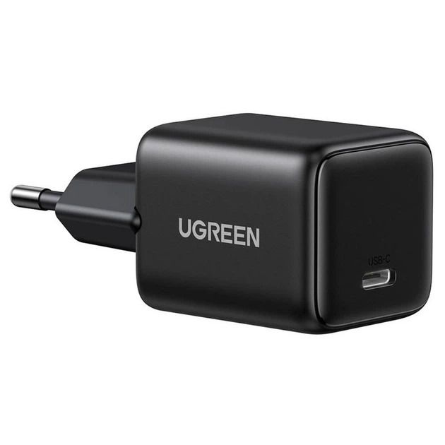 Мережевий зарядний пристрій UGREEN X513 30W USB-C GaN Fast Charger EU Black