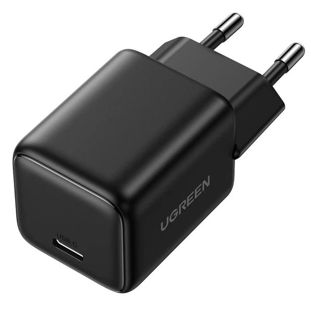 Мережевий зарядний пристрій UGREEN X513 30W USB-C GaN Fast Charger EU Black