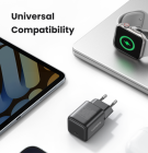 Мережевий зарядний пристрій UGREEN X513 30W USB-C GaN Fast Charger EU Black