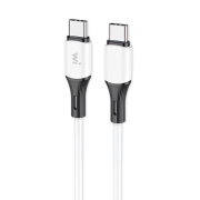 Кабель Wibrand Mamba 60W silicone charging data cable 1m C to C White