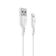 Кабель Wibrand Boa PVC charging data cable for iP 1m White