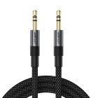 Аудіокабель ACEFAST J10 3.5mm male to 3.5mm male, nylon braid, 1m, Black