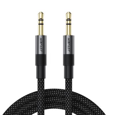 Аудіокабель ACEFAST J10 3.5mm male to 3.5mm male, nylon braid, 1m, Black