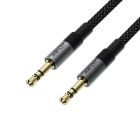 Аудіокабель ACEFAST J10 3.5mm male to 3.5mm male, nylon braid, 1m, Black