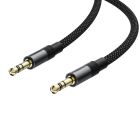 Аудіокабель ACEFAST J10 3.5mm male to 3.5mm male, nylon braid, 1m, Black