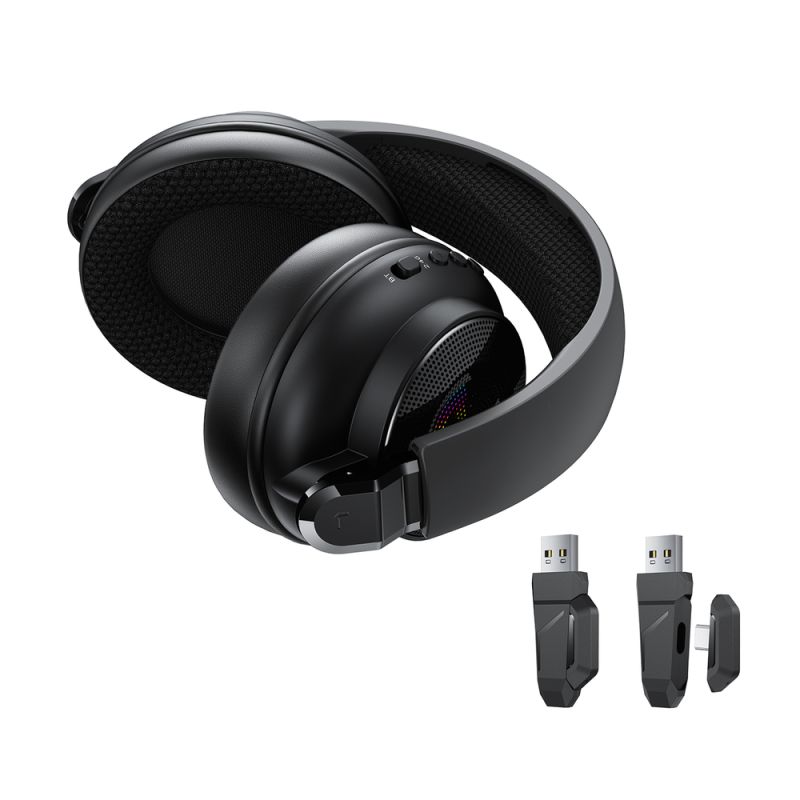 Навушники ігрові ACEFAST H15 gaming wireless headset Black