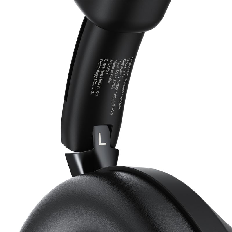 Бездротові накладні навушники ACEFAST H14 hybrid ANC wireless headset Black