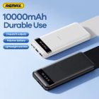 Зовнішній акумулятор REMAX Hintom 2.4A Fast Charging Power Bank 10000mAh RPP-10 White