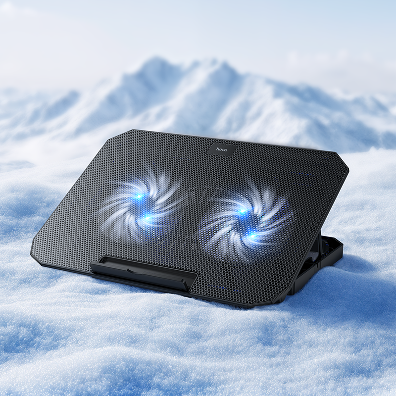 Підставка для ноутбука HOCO GA4 Jade laptop cooling stand Black