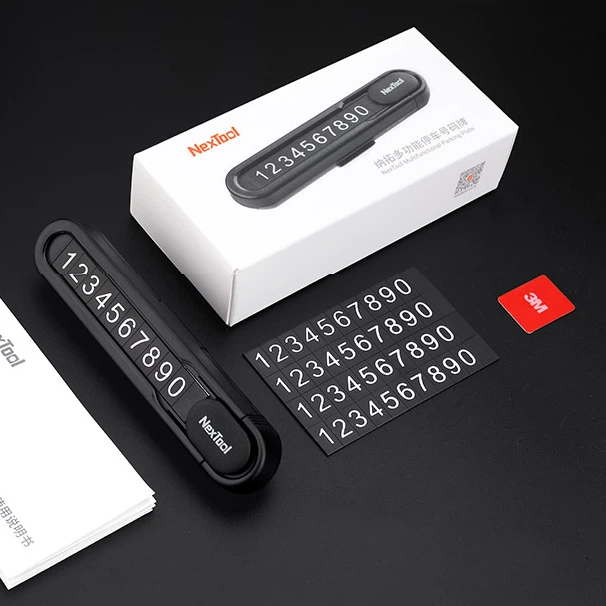 Паркувальна карта Xiaomi NEXTOOL Multifunctional Parking Sign Black