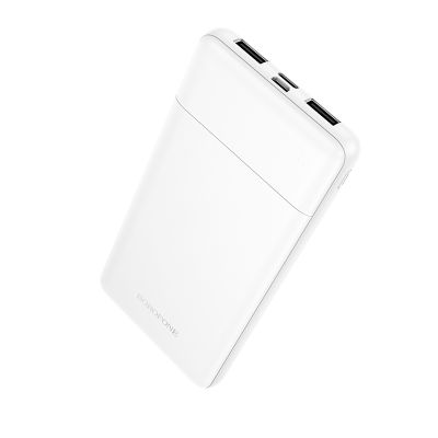 Зовнішній акумулятор BOROFONE BJ88 Clever power bank(10000mAh) White