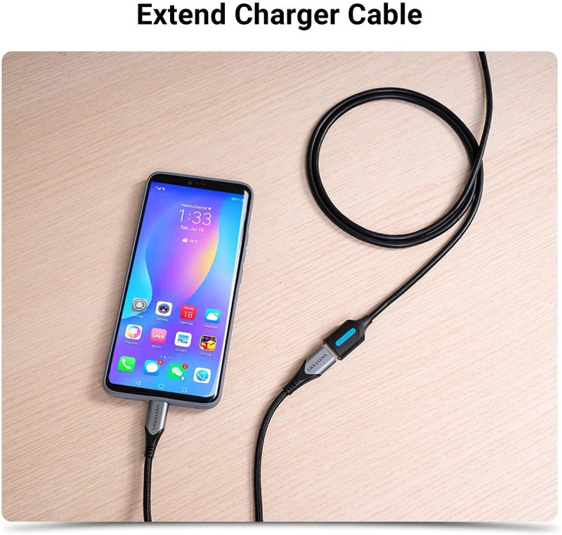 Кабель Vention USB 3.0 A Male to A Female Extension Cable 1.5M black PVC Type (CBHBG)