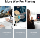 Адаптер Vention USB External Sound Card 0.15M Gray Metal Type (CDKHB)