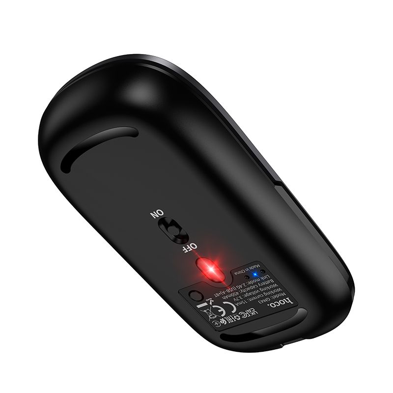 Миша HOCOGM43 Adelanto dual-mode wireless mouse(rechargeable version) deep space gray