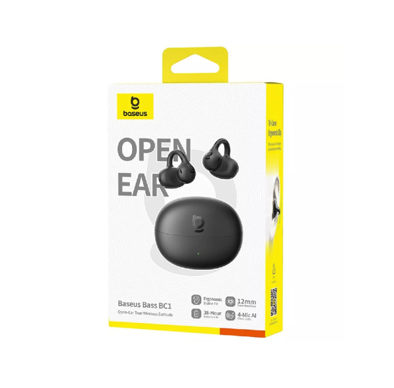 Бездротові навушники Baseus Bass BC1 Open-Ear TWS (black)