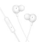 Навушники дротові HOCO M117 Victory universal digital earphones with microphone (Type-C) White