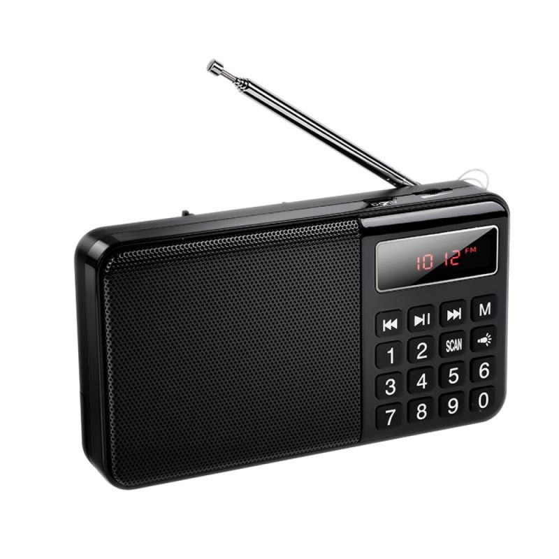 Портативне радіо HOCO HI50 Portable radio, 5W, Black