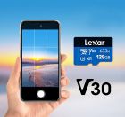 Карта пам'яті microSDXC (UHS-1 U3) Lexar High-Performance 633x 128Gb class 10 V30 A1 (100Mb/s) Blue Series (adapter SD)