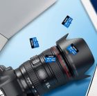 Карта пам'яті microSDXC (UHS-1 U3) Lexar High-Performance 633x 128Gb class 10 V30 A1 (100Mb/s) Blue Series (adapter SD)