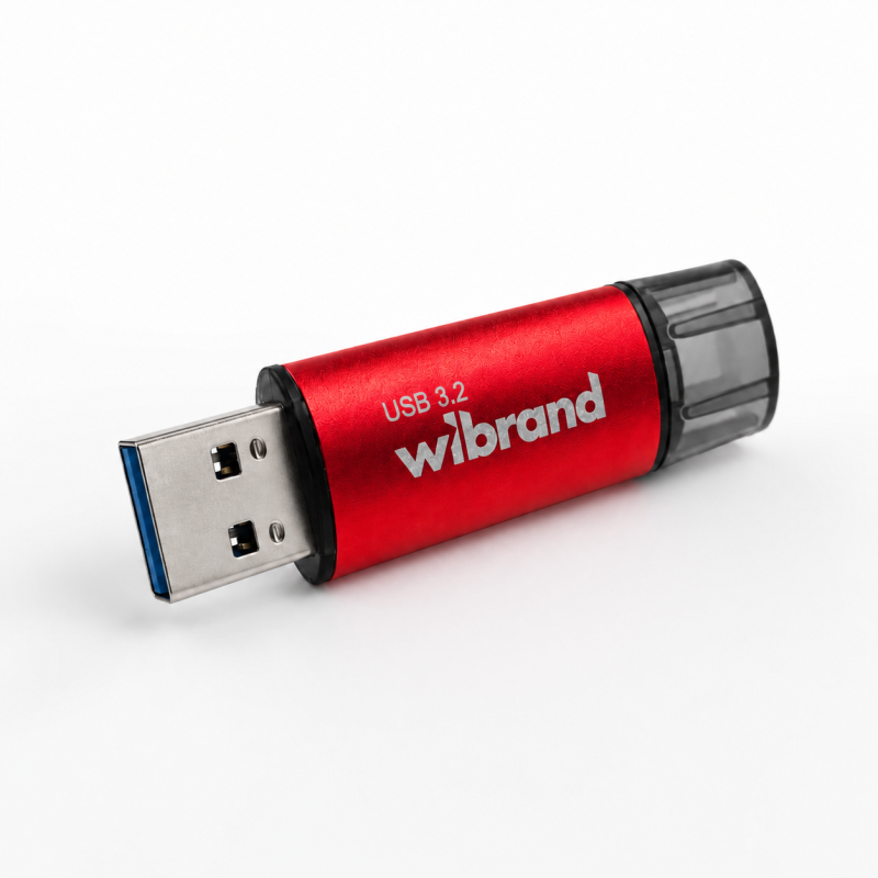 Флеш-накопичувач Wibrand USB 3.2 Gen1 Ladybug 128GB Red
