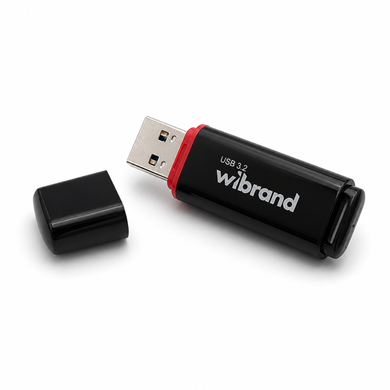 Флеш-накопичувач Wibrand USB 3.2 Gen1 Scarab 32GB Black