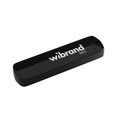 Флеш-накопичувач Wibrand USB 2.0 Grizzly 64Gb Black