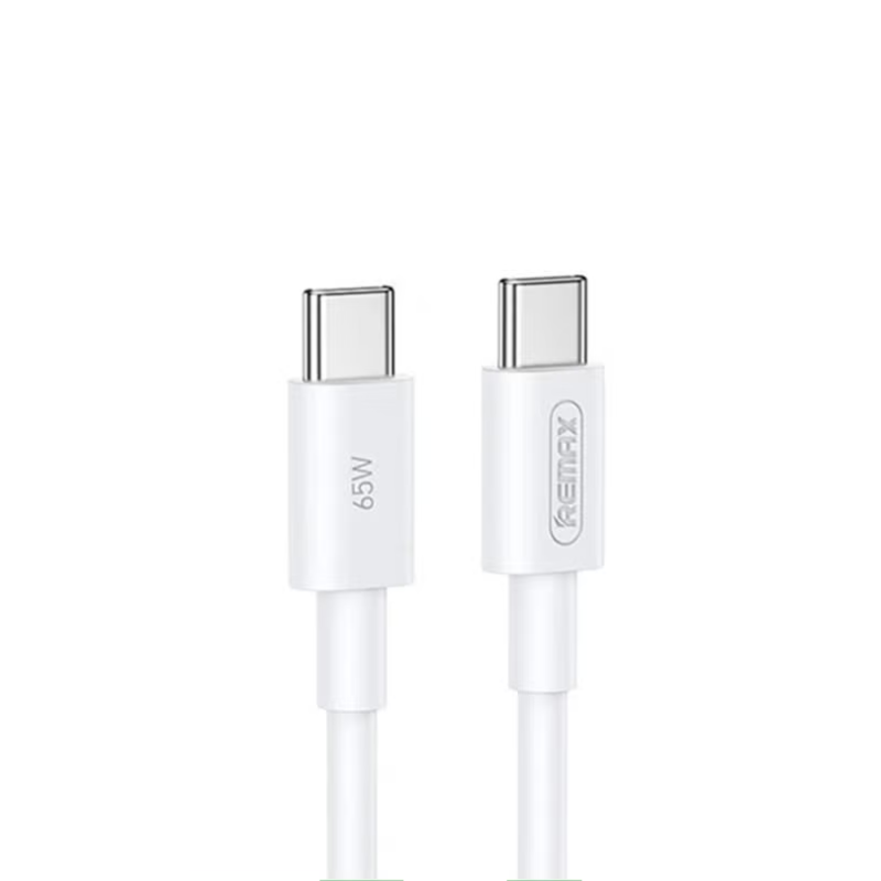 Кабель REMAX Marlik Series 65W PD Fast Charging Data Cable RC-C021 C-C 1M White