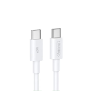 Кабель REMAX Marlik Series 65W PD Fast Charging Data Cable RC-C021 C-C 2M White