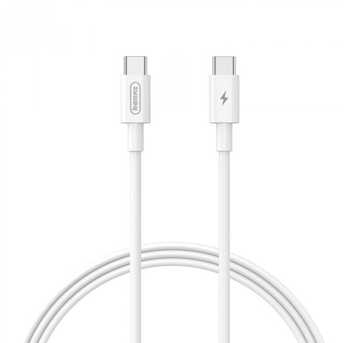 Кабель REMAX Marlik Series 65W PD Fast Charging Data Cable RC-C021 C-C 2M White