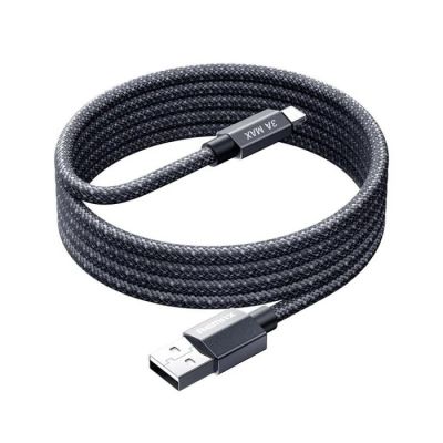 Кабель REMAX Phantom  aluminum alloy light fast charging braided data cable 1.2M CB01(A-L)