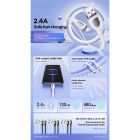 Кабель REMAX Ruinay Series 2.4A Fast Charging Data Cable 1M RC-C113 A-M-Black