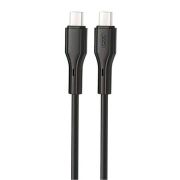 Кабель XO PD Type-C to Type-C NBQ231B 60W 1m Black