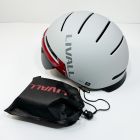 Захисний шолом Livall BH51M NSO (L) Sandstone Grey (57-61см), акустика JBL, мікрофон, сигнали поворотів та стопів, додаток, пульт BR80, застібка, BT