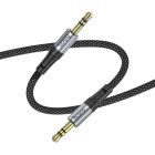 Аудiокабель HOCO UPA26 3.5mm male to 3.5mm male, nylon braid, 1m, Black