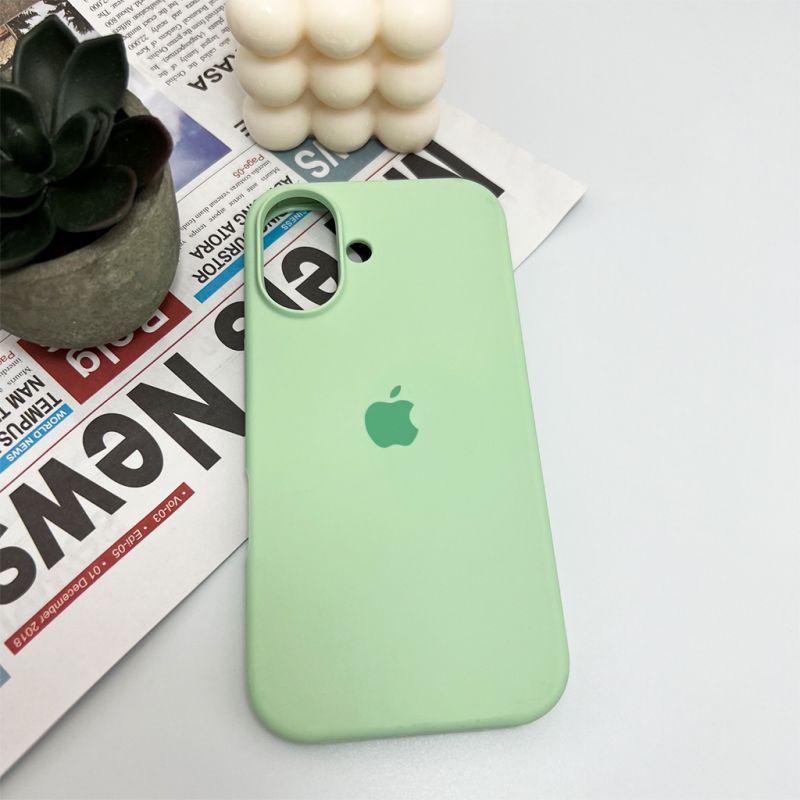 Чохол для смартфона Silicone Full Case AA Open Cam for Apple iPhone 16 51,Avokado Green