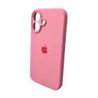 Чохол для смартфона Silicone Full Case AA Camera Protect for Apple iPhone 16 6,Light Pink