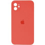 Чохол для смартфона Silicone Full Case AA Camera Protect for Apple iPhone 12 18,Peach