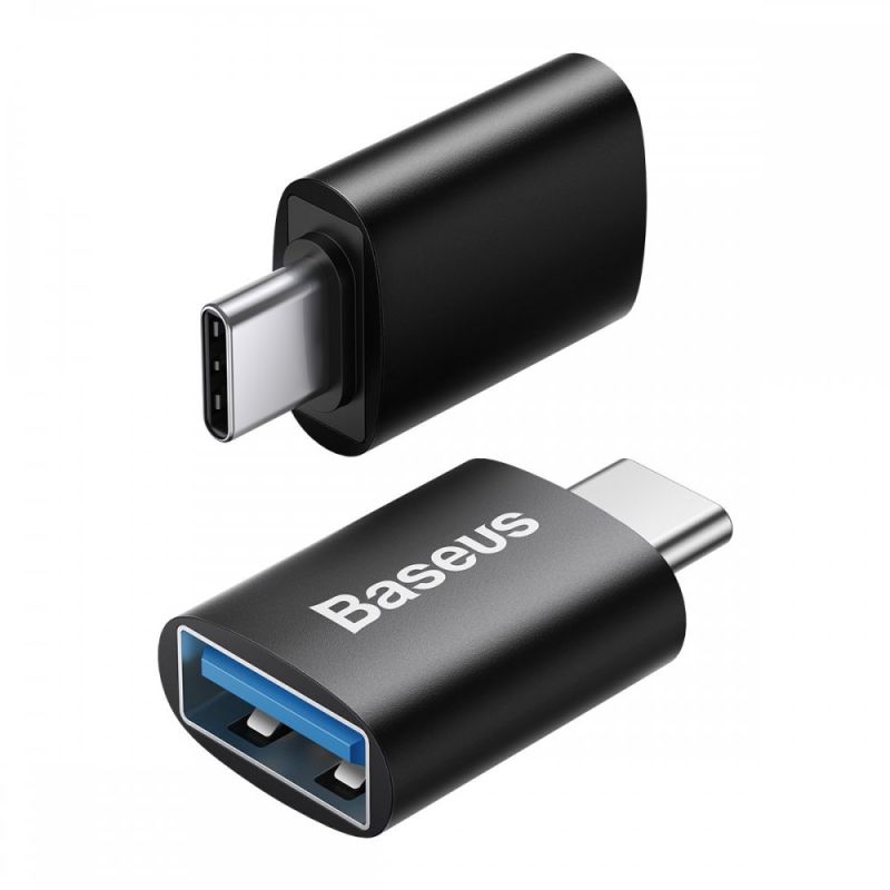 Адаптер Baseus Ingenuity Series Mini OTG Adaptor Type-C to USB-A 3.1 Black